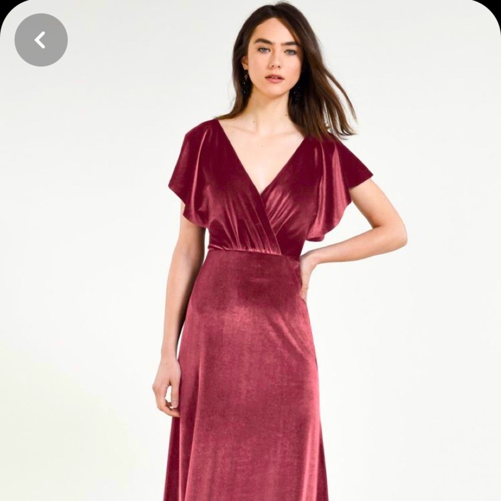 Jenny yoo ellis velvet dress - CINNAMON ROSE